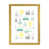Papier encadré doré sélectionné
