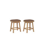 Solid Wood Saddle Stool