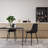 Berenices Upholstered Side Chair, Scoop-Back Curved Backrest, Foam Padded Seat w/Slim Legs-704813470-704813469