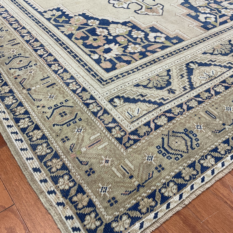 Tapis turc en laine Oushak fabriqué à la main Herat