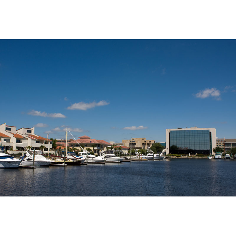 Pensacola Skyline by Sframephoto - Wrapped Canvas Print, 30cm H x 46cm W