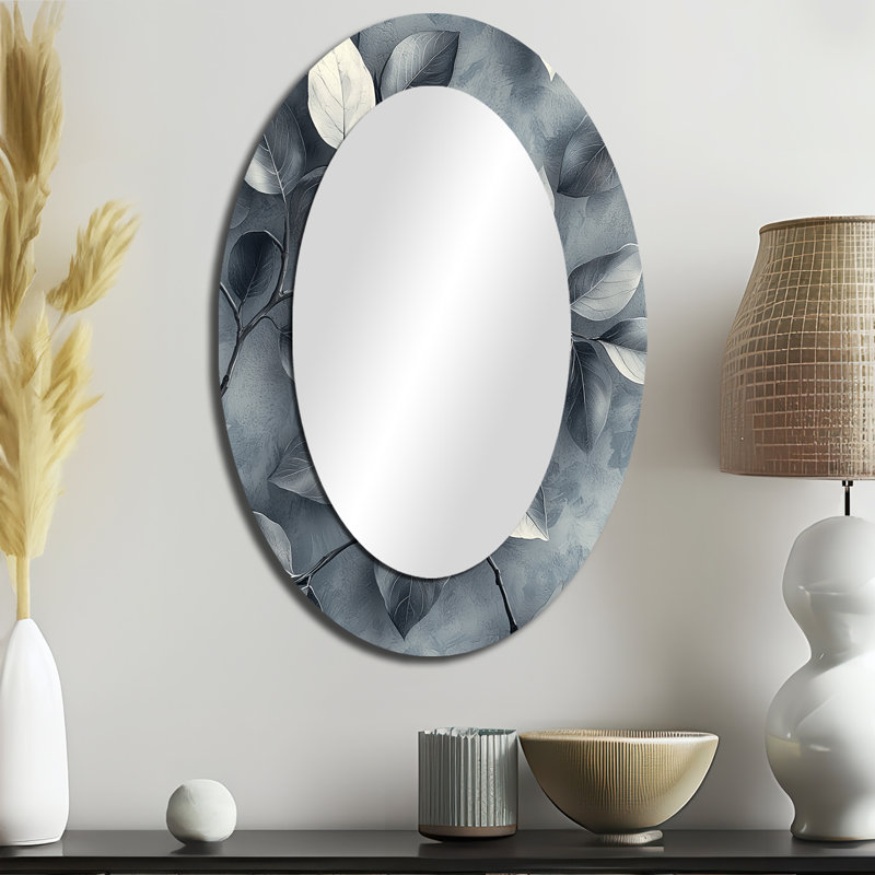 Miroir mural oval cuivre, 36 po x 24 po