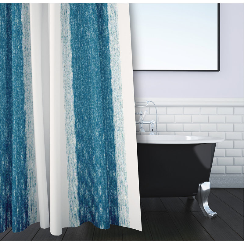 Rideau de douche Bassler, Bleu sarcelle