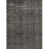 Wool Damask Area Rug
