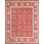 Clearance Hand Knotted Wool Floral Area Rug in Red