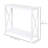 2-Tier Console Table, Sofa Side Table With Storage Shelf, X Design For Entryway, Living Room, And Hallway-1870077974