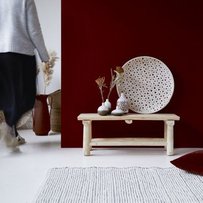 Kilim Solid Wood End Table