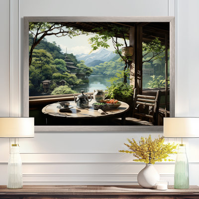 Japan Art Teahouse Serenity - Japan Art Wall Art