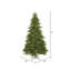 Galarza Lighted Artificial Pine Christmas Tree-635289758