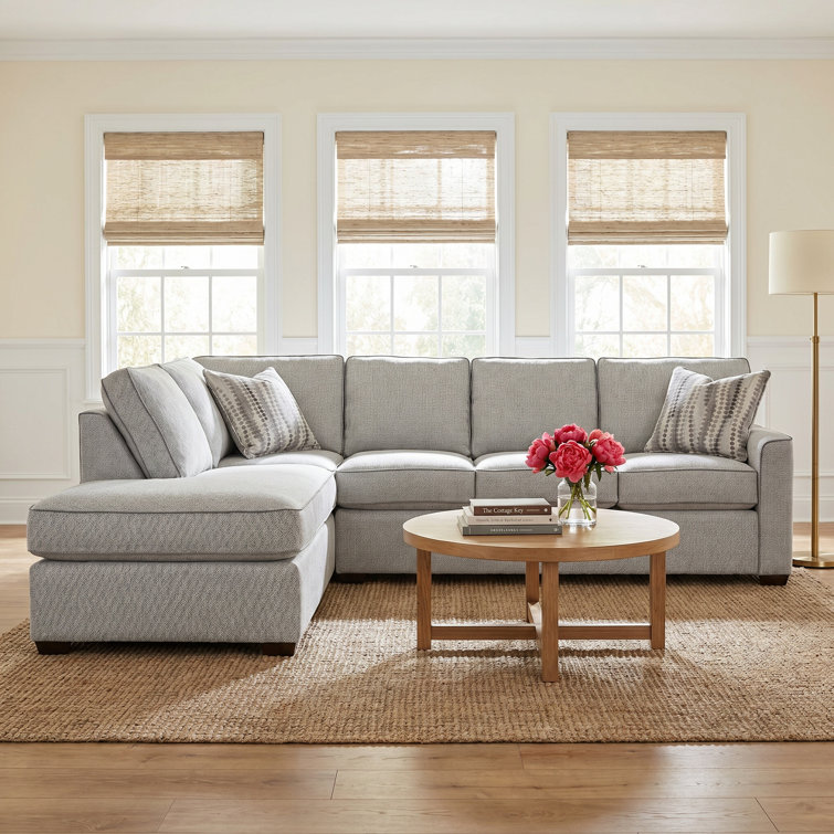 Frye 2-Piece Bumper Sleeper Sectional with Gel Memory Foam Mattress