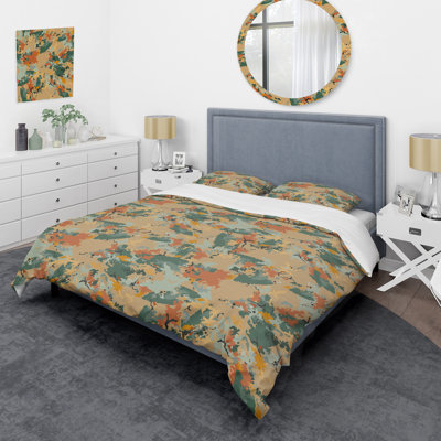 Multicolor Urban Camouflage - Abstract Duvet Cover Set - Microfiber Polyester