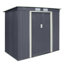 Rowlinson Trentvale Metal Pent Shed with Assembly-109248342-121675062