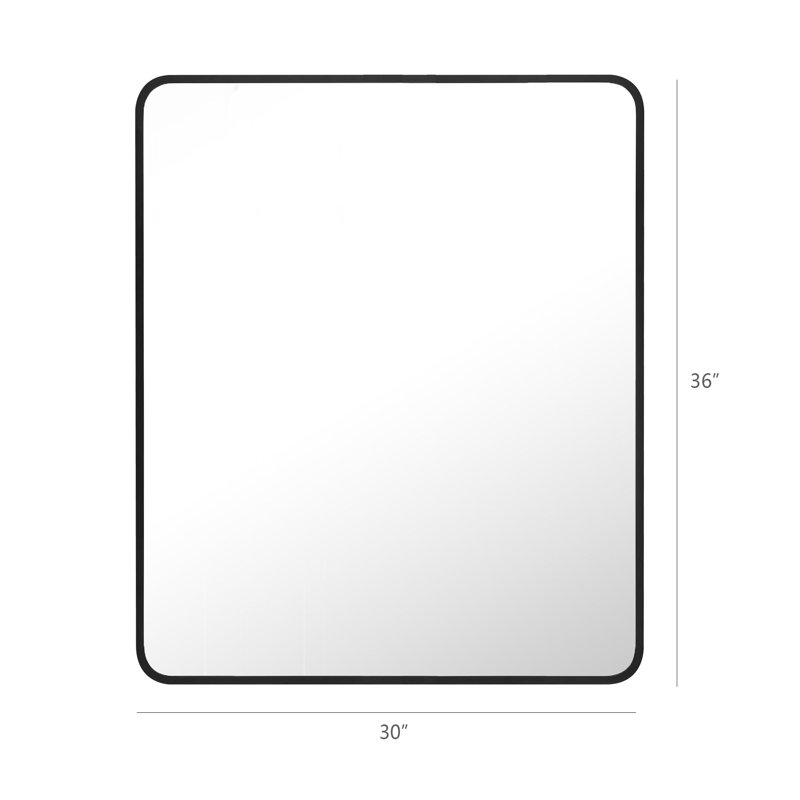 Miroir mural Reflections Sleek, 30 po x 36 po