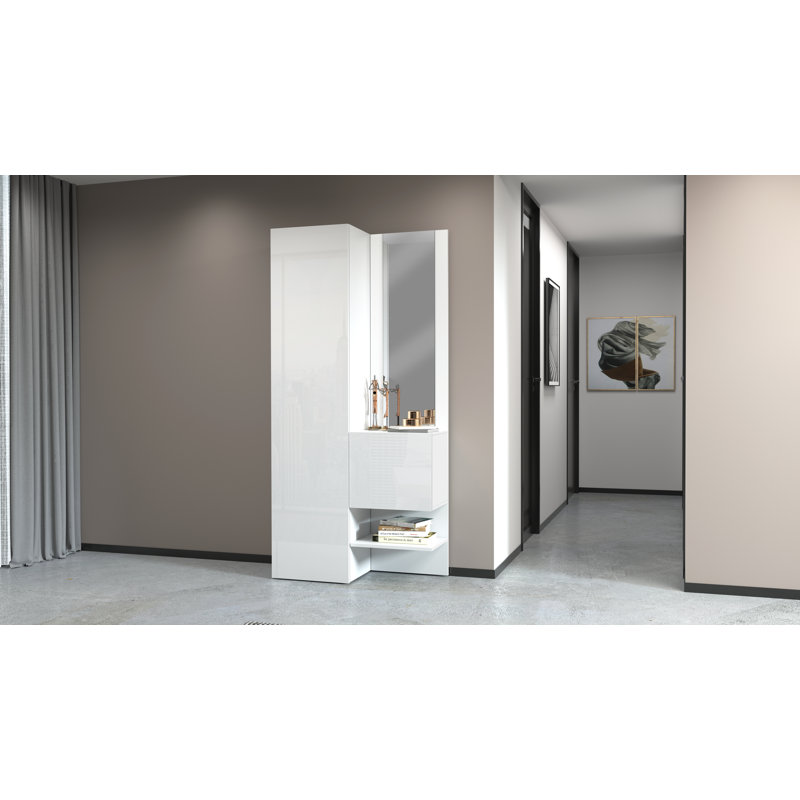 Claree Hall Tree 90cm Wide with Bench and Shoe Storage
