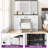 Makeup Vanity With LED Lighted Mirror