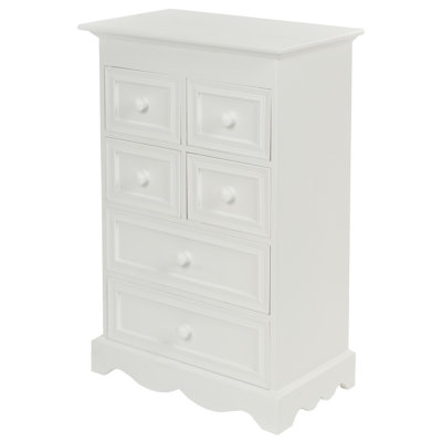 Meridian 6 Drawer 35cm W Solid Wood