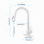 Robinet de cuisine avec douchette extractible
