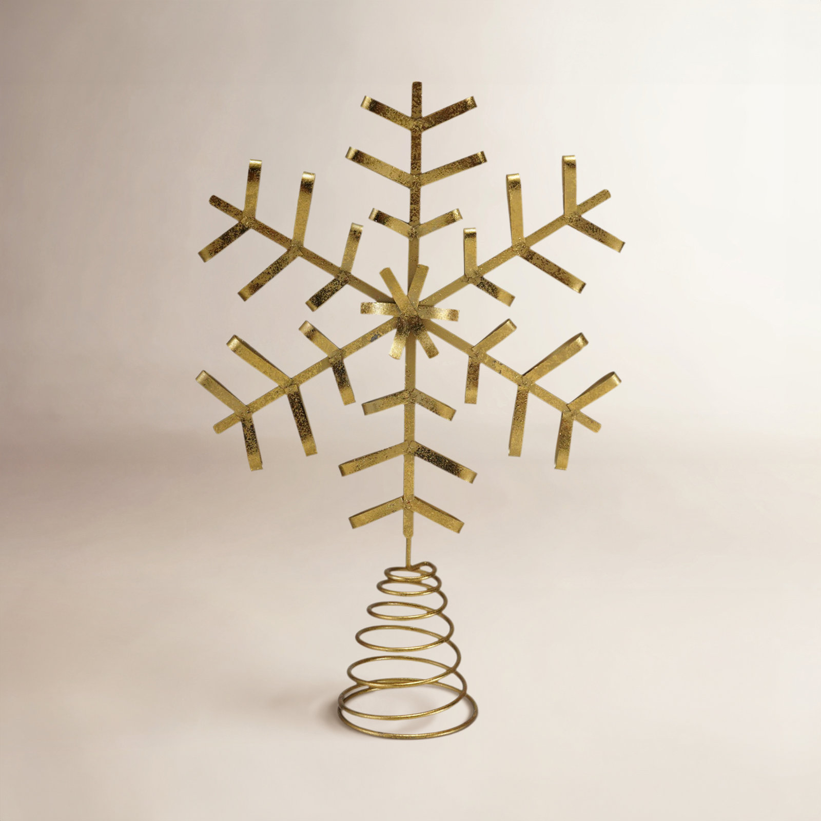 Metal Snowflake Tree Topper