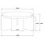 Table basse ronde en bois