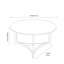 Vitiello Pedestal Coffee Table
