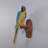 Yellow Blue Parrot Wall Decor Life Size Statue