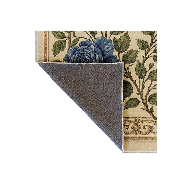 Tapis tissé crème Mosso, 4'11" x 9'10"