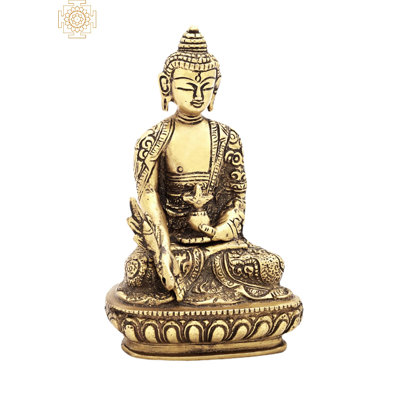Figurine Bouddha en laiton