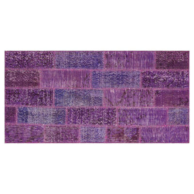 Tapis mauve moderne fabriqué à la main Modern