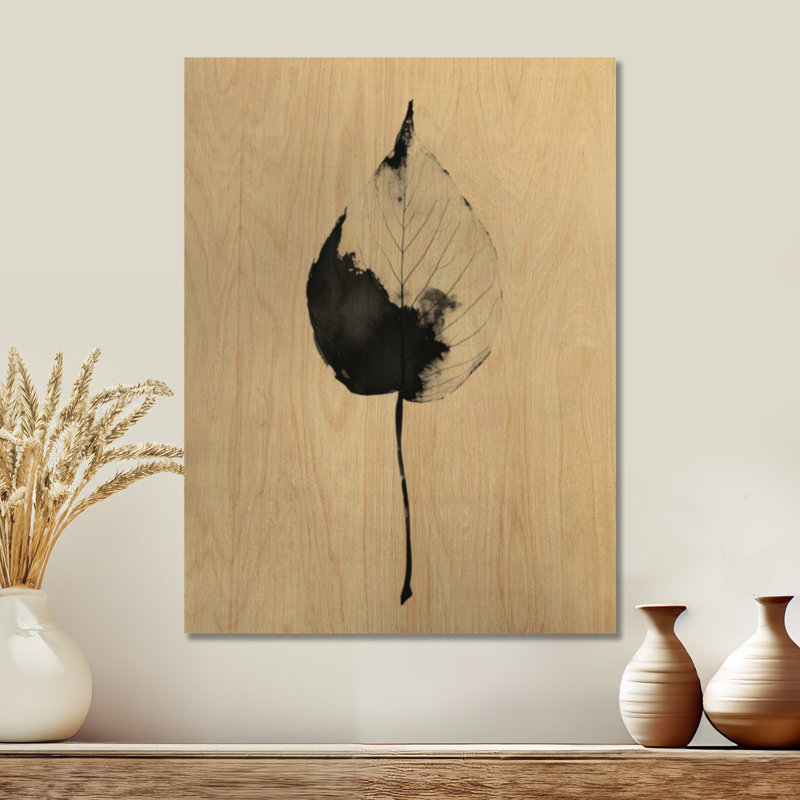 Koepke I - verdure, impression murale en bois, H 24 po x l 18 po, Rectangulaire