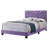 Transitional Purple Full Bed With Support