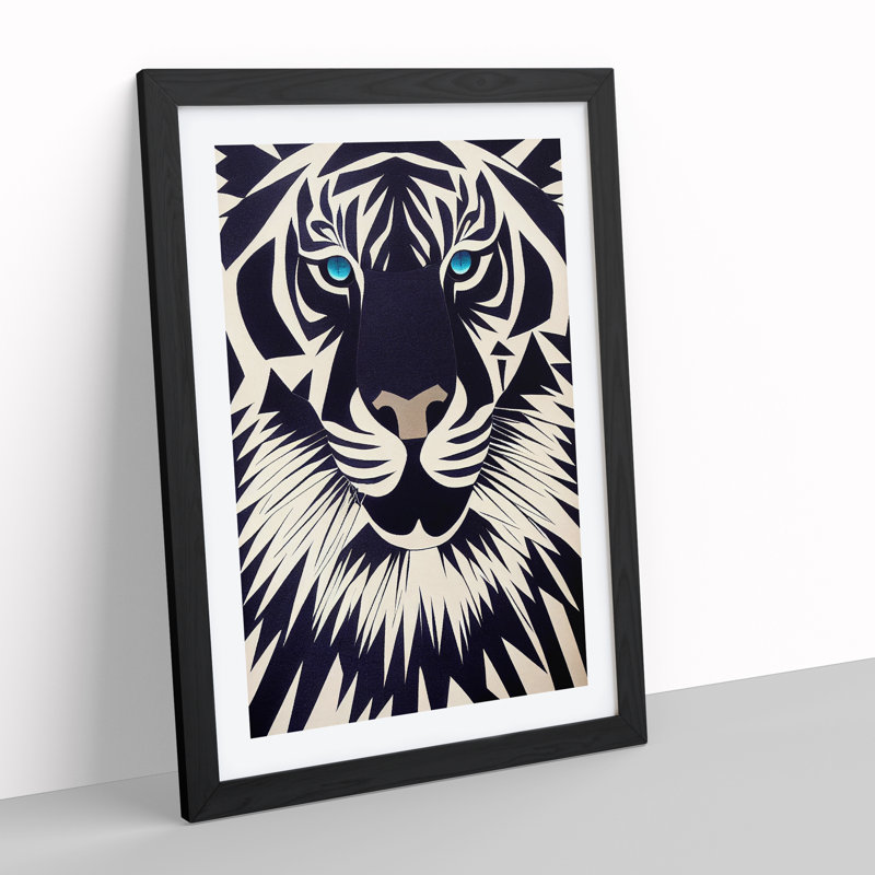 Tiger Abstract - Single Picture Frame Print