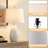  Wharton 22" Modern White Ceramic Table Lamp with 3-Way Dimming-1851196771