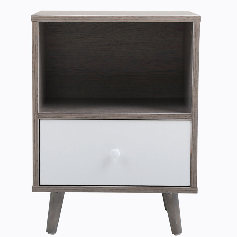 Table de chevet Kostman, Gris