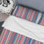 Ensemble de housse de couette en microfibre rouge / bleu / blanc 3 pièces-187369522