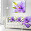 Fleur de lis éclatante - coussin à imprimé floral-29827916-29854364