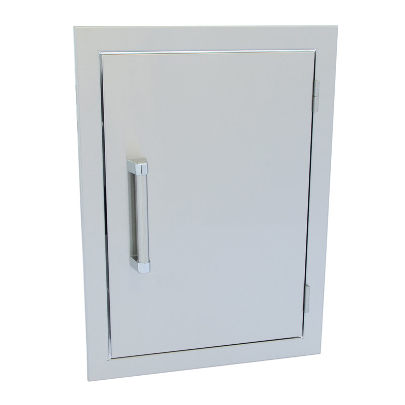 Porte 26 po en acier inoxydable, H 26 po x l 26 po x P 19 po