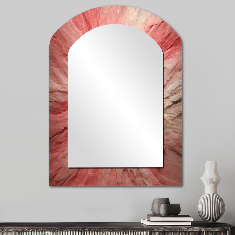 Rétro rétro, rétro et rose, fleur II rétro - Mid-Century, 34 po x 25 po