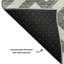 Tapis gris anthracite lavable à la machine Premium Cerrito-105690392