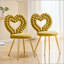 Fauteuil d'appoint capitonné en velours jaune-129041772-129041775