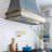 Nauxus 36" Stainless Steel 600 CFM Ducted (Vented) Insert Range Hood with Charcoal Filter