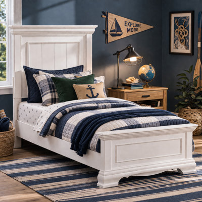 Glenroy Modern Panel Bed