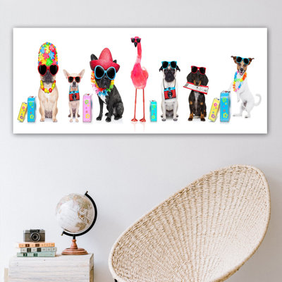 Superbe peinture sur toile décorative de 19,7 po x 47,2 po | 100% toile, cadre 100% bois (épaisseur: 1,2 po) | Idéal pour le salon, la chambre à coucher et le bureau | Couleurs éclatantes et conception unique