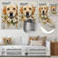 «Cute Portrait Labrador Dog», reproduction d'art en métal-564686581