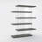 Mechteld Geometric Glass Bookcase