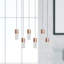 Luminaire suspendu cylindrique 6 lumières DEL Andromedae-1063579555