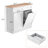 Havant Double Tilt Out Trash Cabinet 20 Gallons Wooden Free Standing(Not include trash can)-95099499