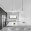Cassand 1-light Modern Pendant With Clear Cone Glass Shade-1202397197
