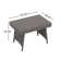 Anisley Rectangular Polyethylene (PE) Wicker Outdoor Folding Side Table