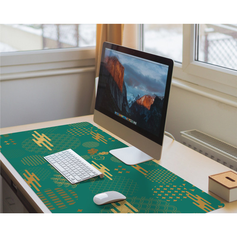 Polyvinyl Chloride (PVC) Desk Pad, 0.1cm H x 120cm W x 60cm D