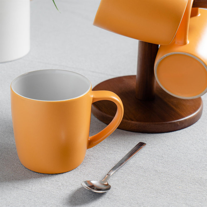 Porcelain Coffee Mug, Yellow
